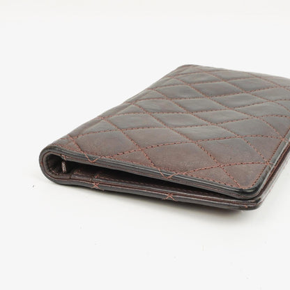 Chanel Lila Stepp-Altes Kalbsleder Reissue 2.55 Yen Geldbörse