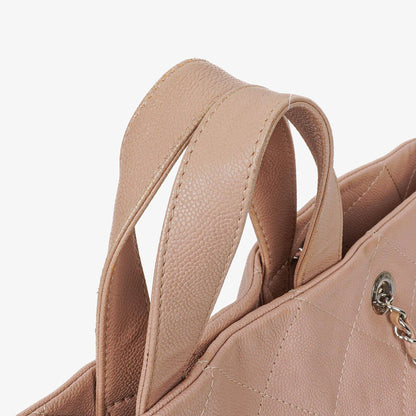 Chanel gesteppte Caviar Shopping Tote Bag