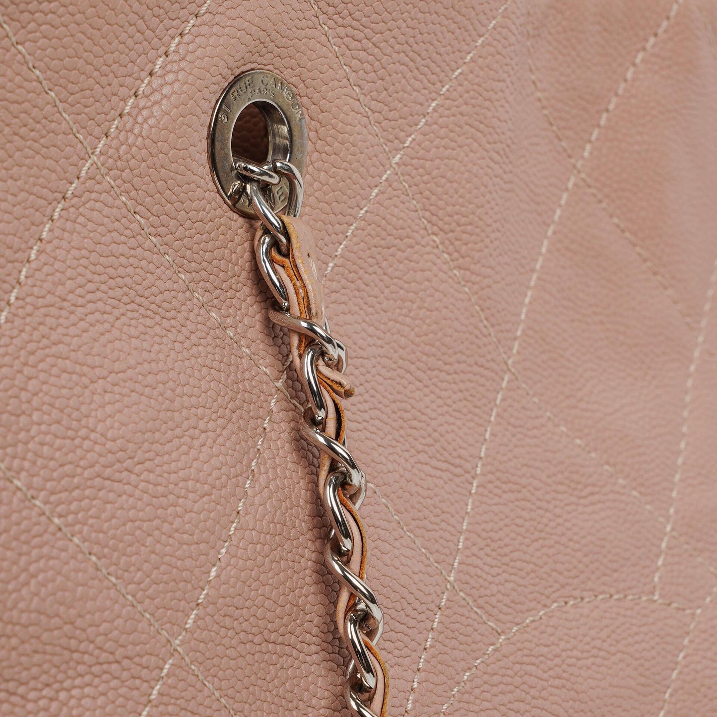 Chanel gesteppte Caviar Shopping Tote Bag