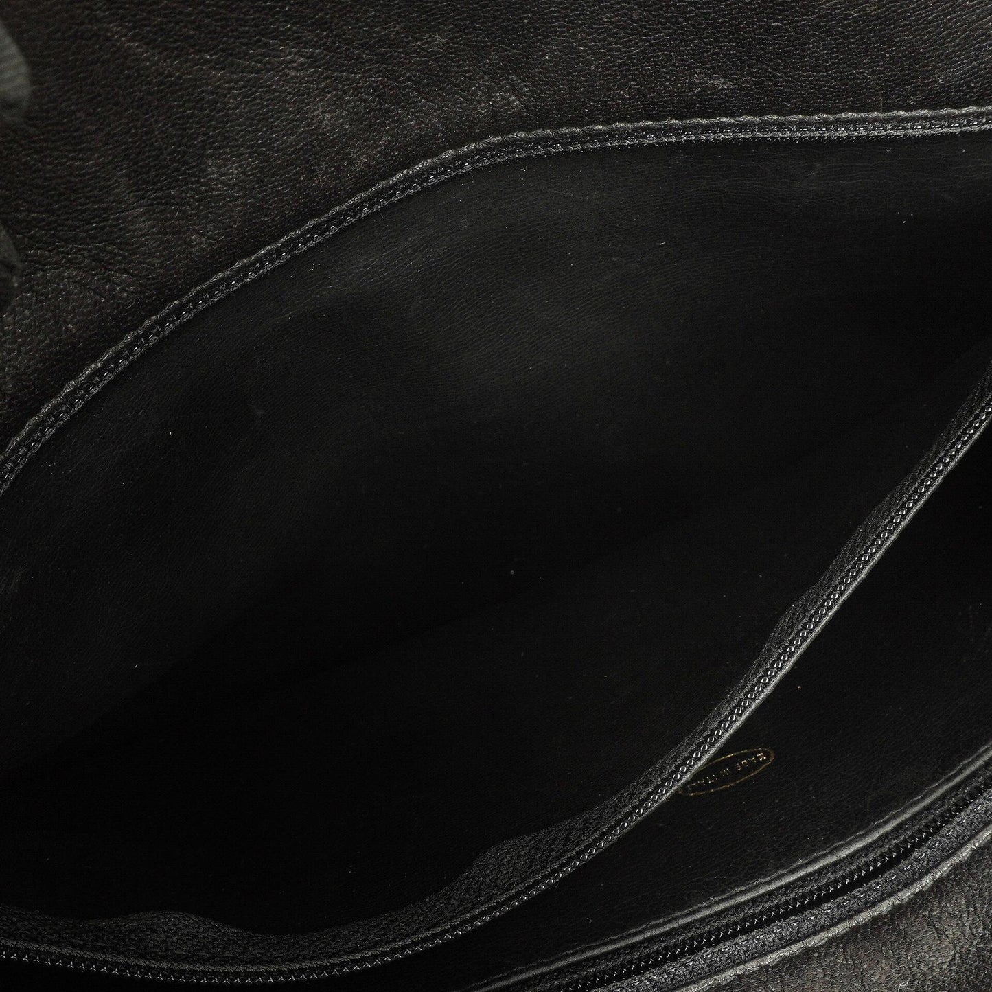 Chanel schwarze gesteppte Shopping-Tote aus Lammleder