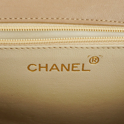 Chanel Vintage Tassel Flap Tasche aus gestepptem Lammleder