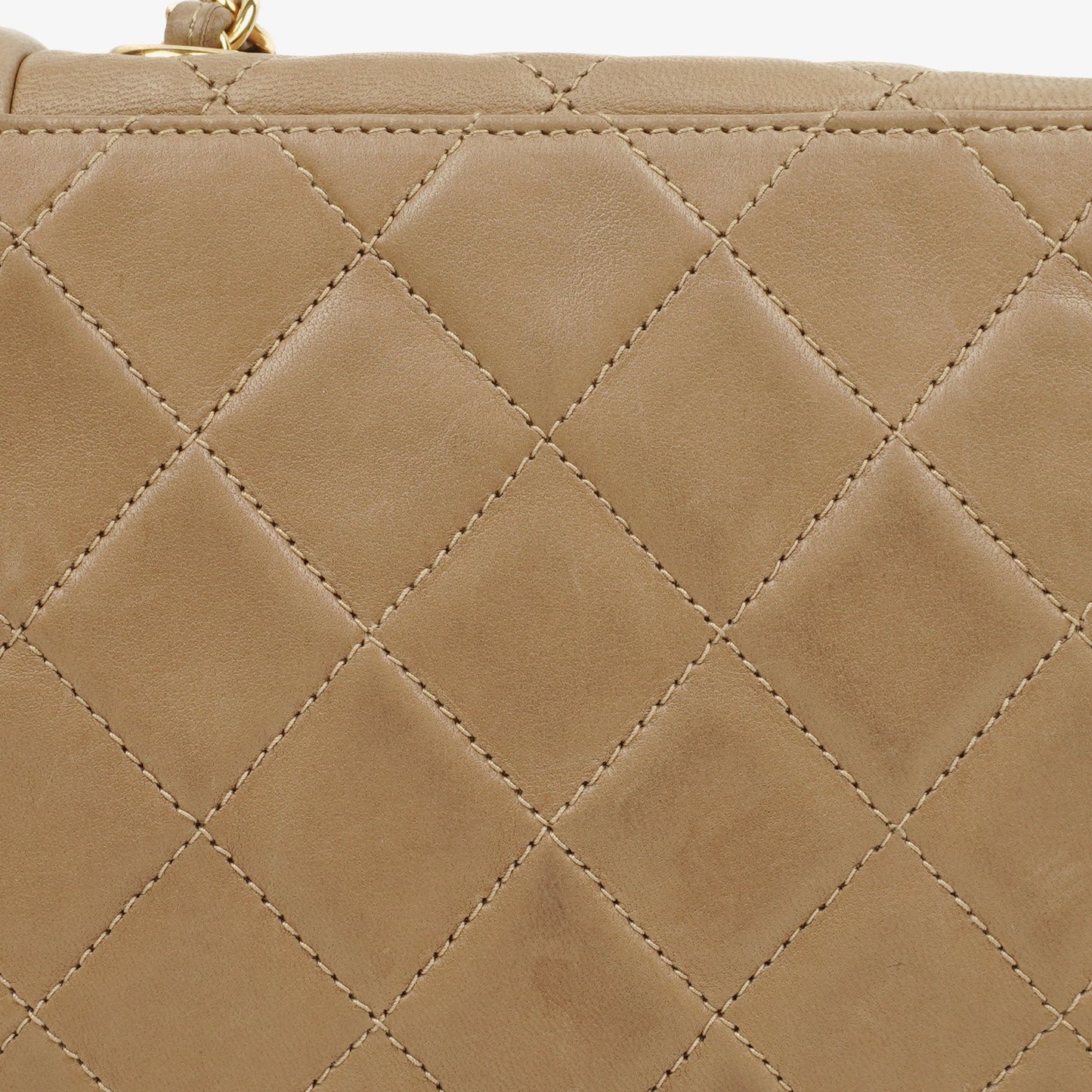Chanel Vintage Tassel Flap Tasche aus gestepptem Lammleder