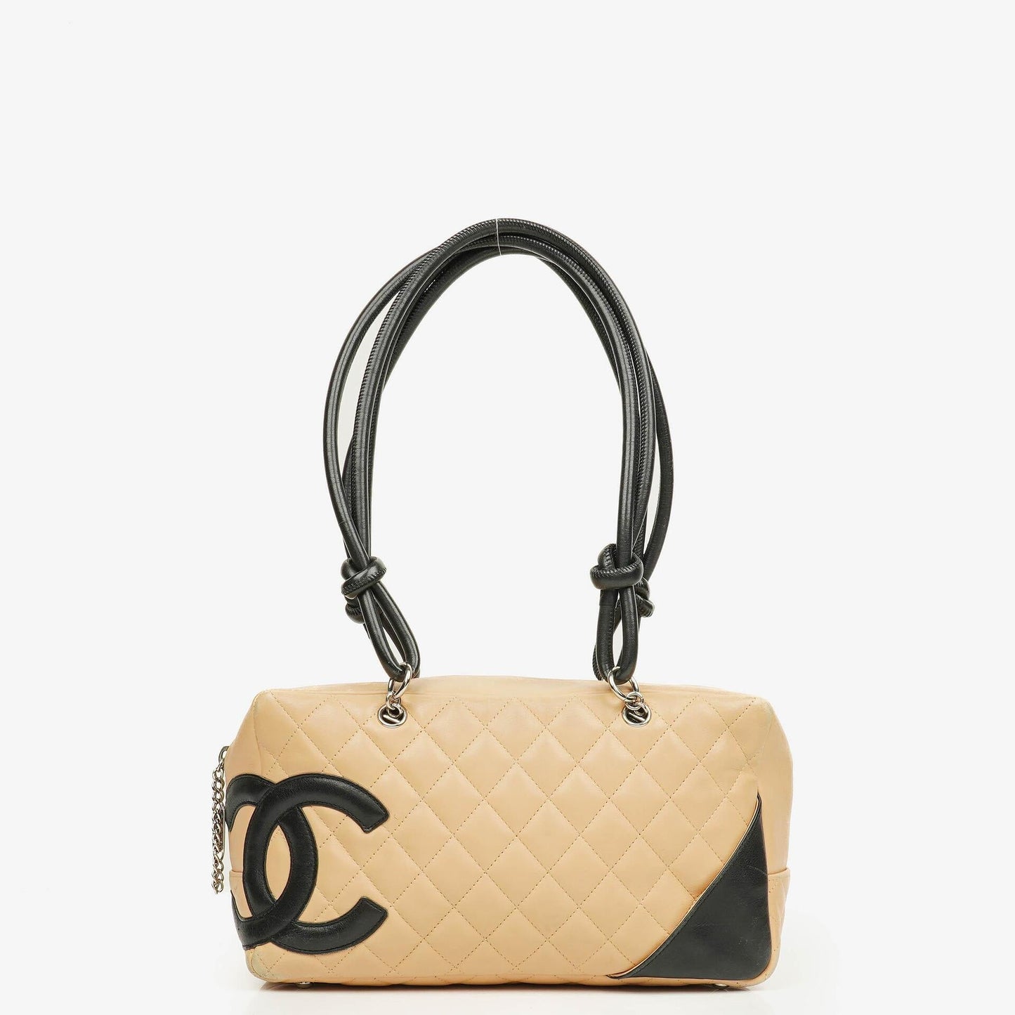 Chanel Ligne Cambon Schultertasche aus gestepptem Leder