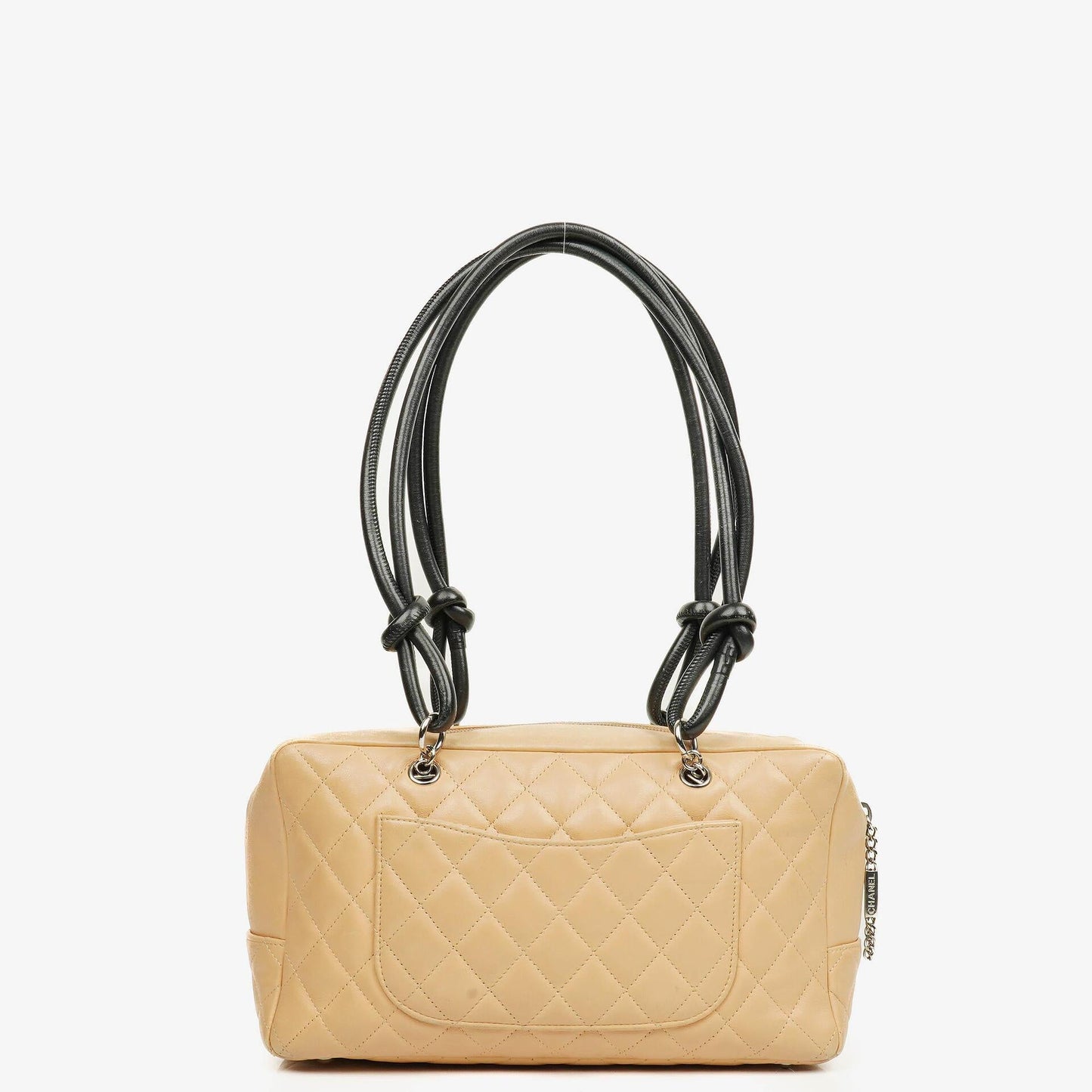 Chanel Ligne Cambon Schultertasche aus gestepptem Leder