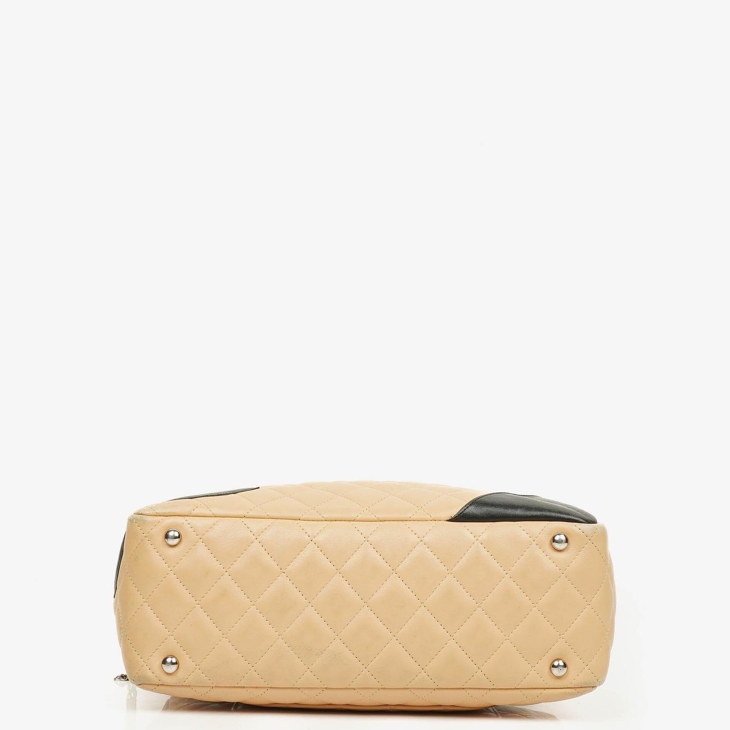 Chanel Ligne Cambon Schultertasche aus gestepptem Leder
