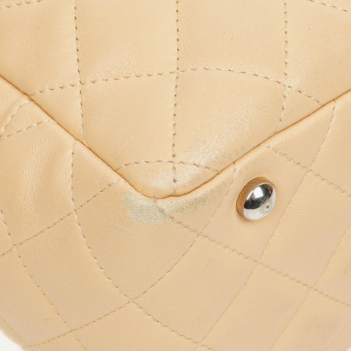 Chanel Ligne Cambon Schultertasche aus gestepptem Leder