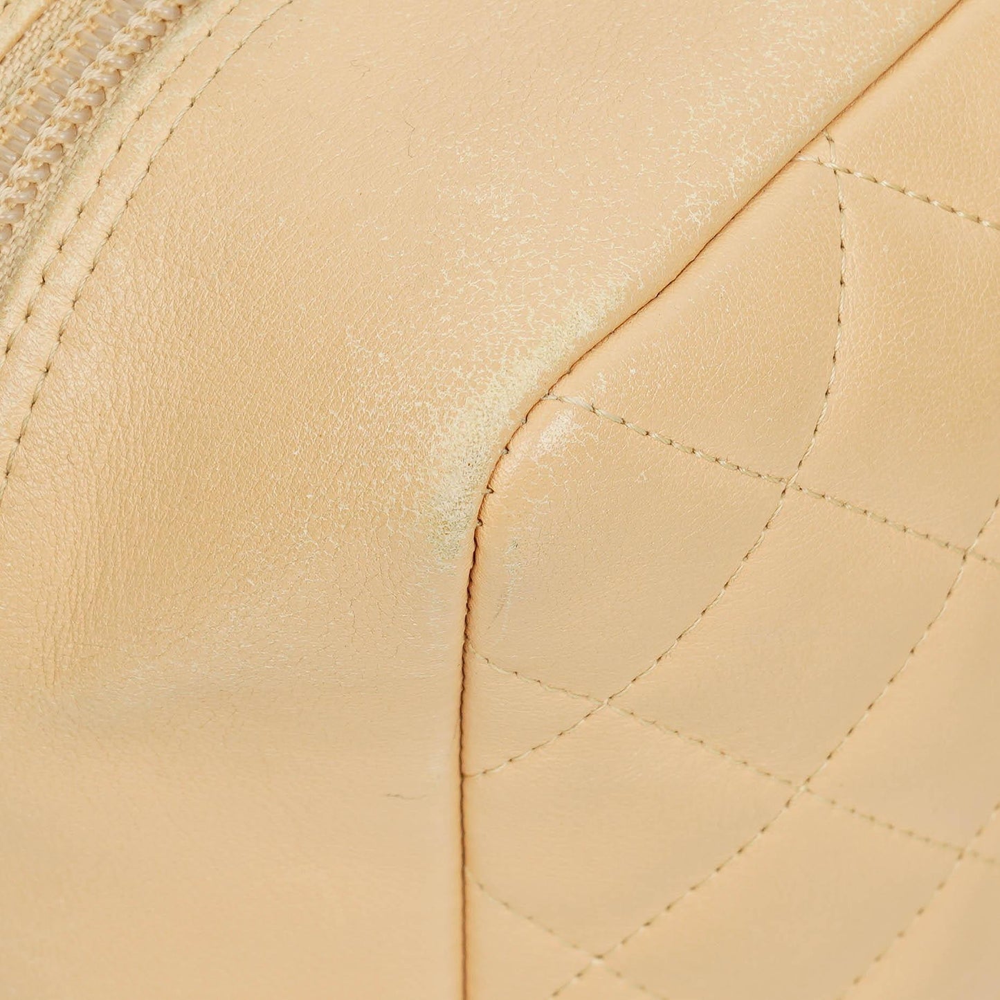 Chanel Ligne Cambon Schultertasche aus gestepptem Leder
