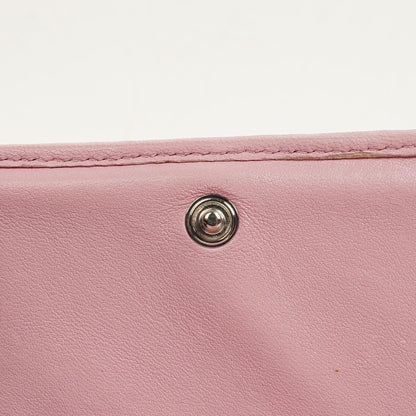 Chanel 19 Kleine Flap Geldbörse in Pink, gesteppt