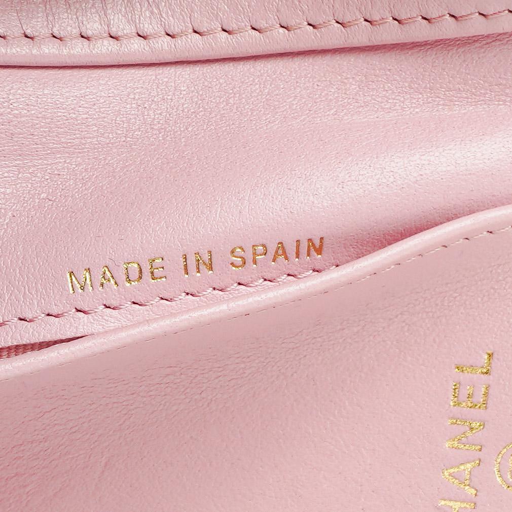 Chanel 19 Kleine Flap Geldbörse in Pink, gesteppt