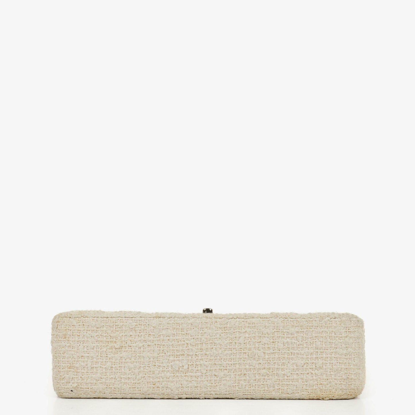Chanel Medium Doppelklappentasche aus gestepptem Tweed