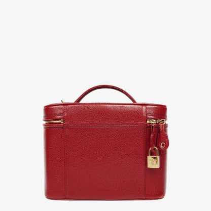 Chanel Vanity Case aus rotem Kaviarleder