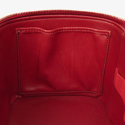 Chanel Vanity Case aus rotem Kaviarleder