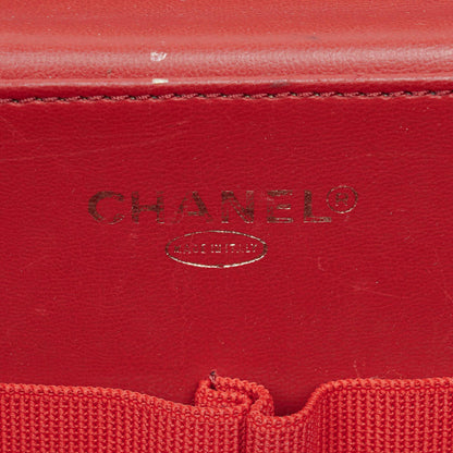 Chanel Vanity Case aus rotem Kaviarleder