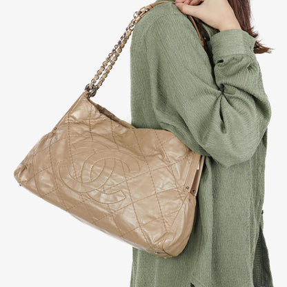 Chanel Sea Hit Small Tote Tasche aus Kalbsleder