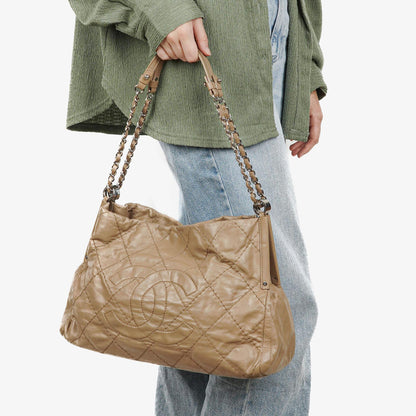 Chanel Sea Hit Small Tote Tasche aus Kalbsleder