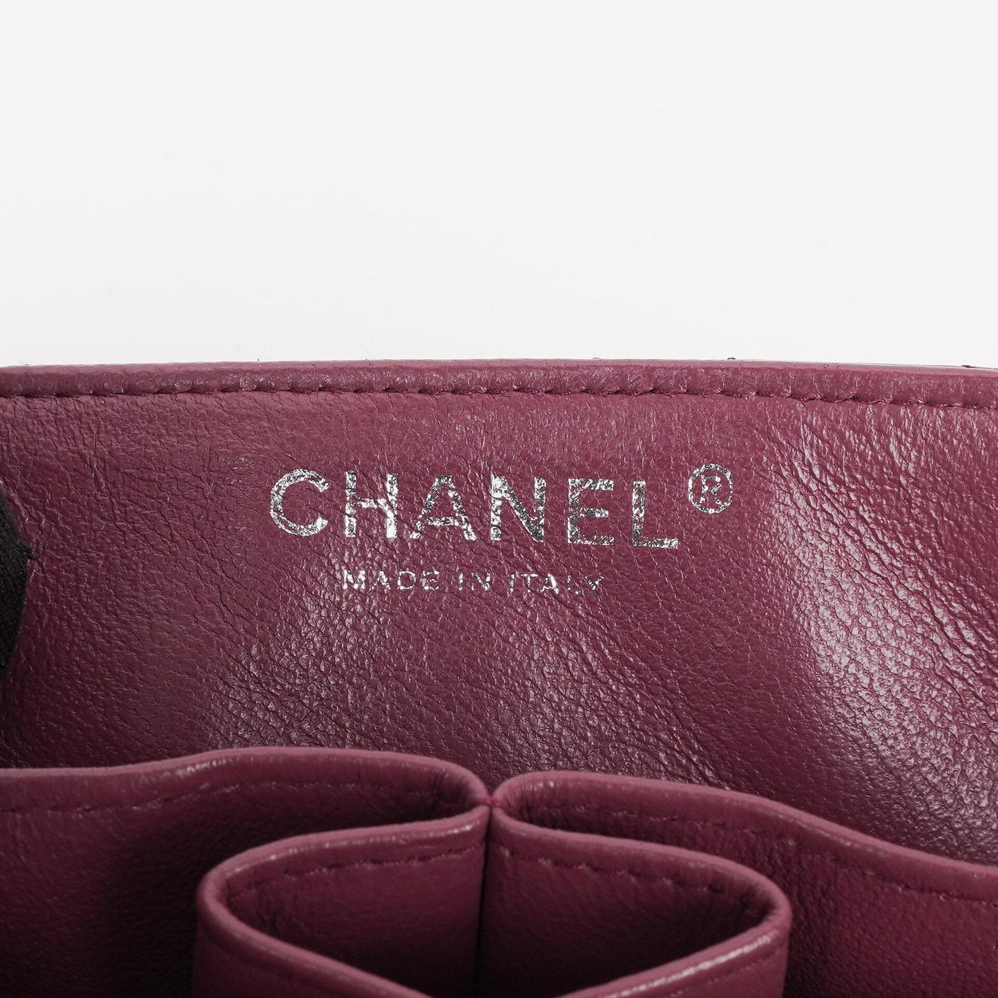 Chanel Single Flap Tasche aus rosafarbenem gestepptem Lammleder mit silberfarbenen Beschlägen