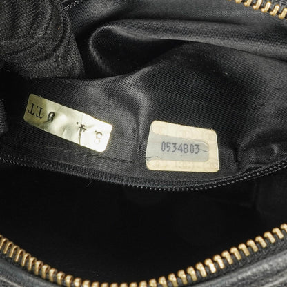 Chanel Kleine Camera Umhängetasche aus schwarzem Leder mit Quaste