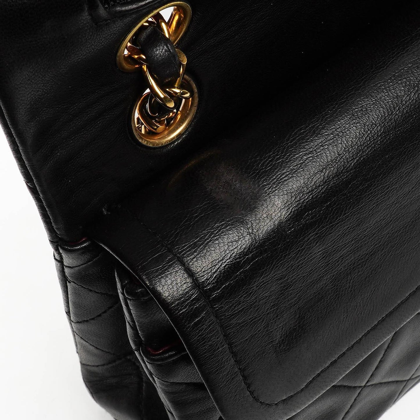 Chanel Small Classic Lammleder Double Flap Tasche mit 24K Goldplattierten Beschlägen
