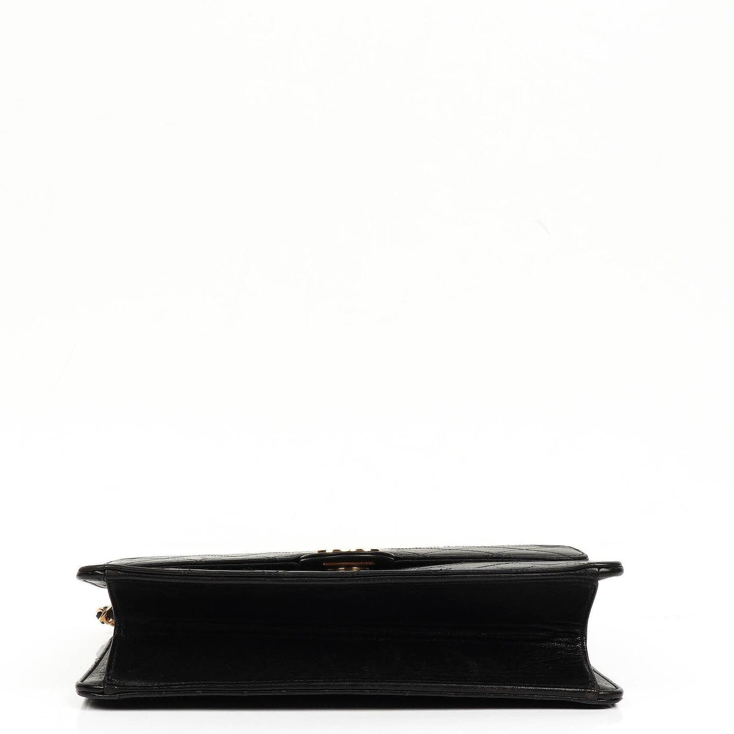 Chanel kleine Classic Flap Tasche aus Lammleder mit 24K vergoldeter Hardware
