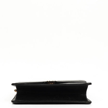 Chanel kleine Classic Flap Tasche aus Lammleder mit 24K vergoldeter Hardware