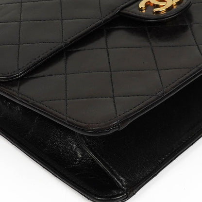 Chanel kleine Classic Flap Tasche aus Lammleder mit 24K vergoldeter Hardware