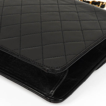 Chanel kleine Classic Flap Tasche aus Lammleder mit 24K vergoldeter Hardware