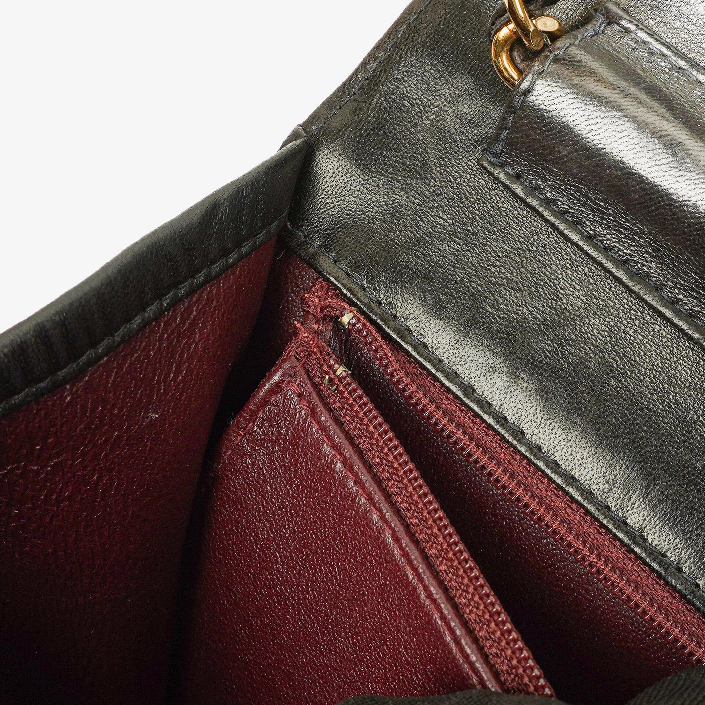 Chanel kleine Classic Flap Tasche aus Lammleder mit 24K vergoldeter Hardware