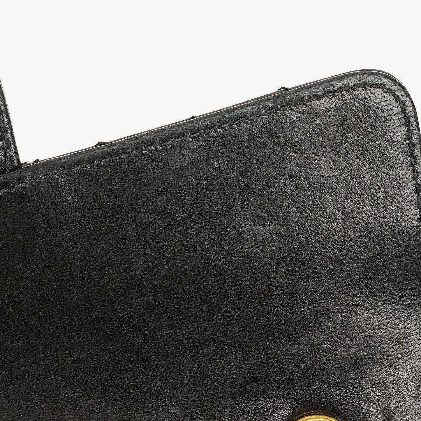Chanel Kleine Classic Single Flap Tasche aus schwarzem gestepptem Lackleder mit 24K vergoldeter Hardware