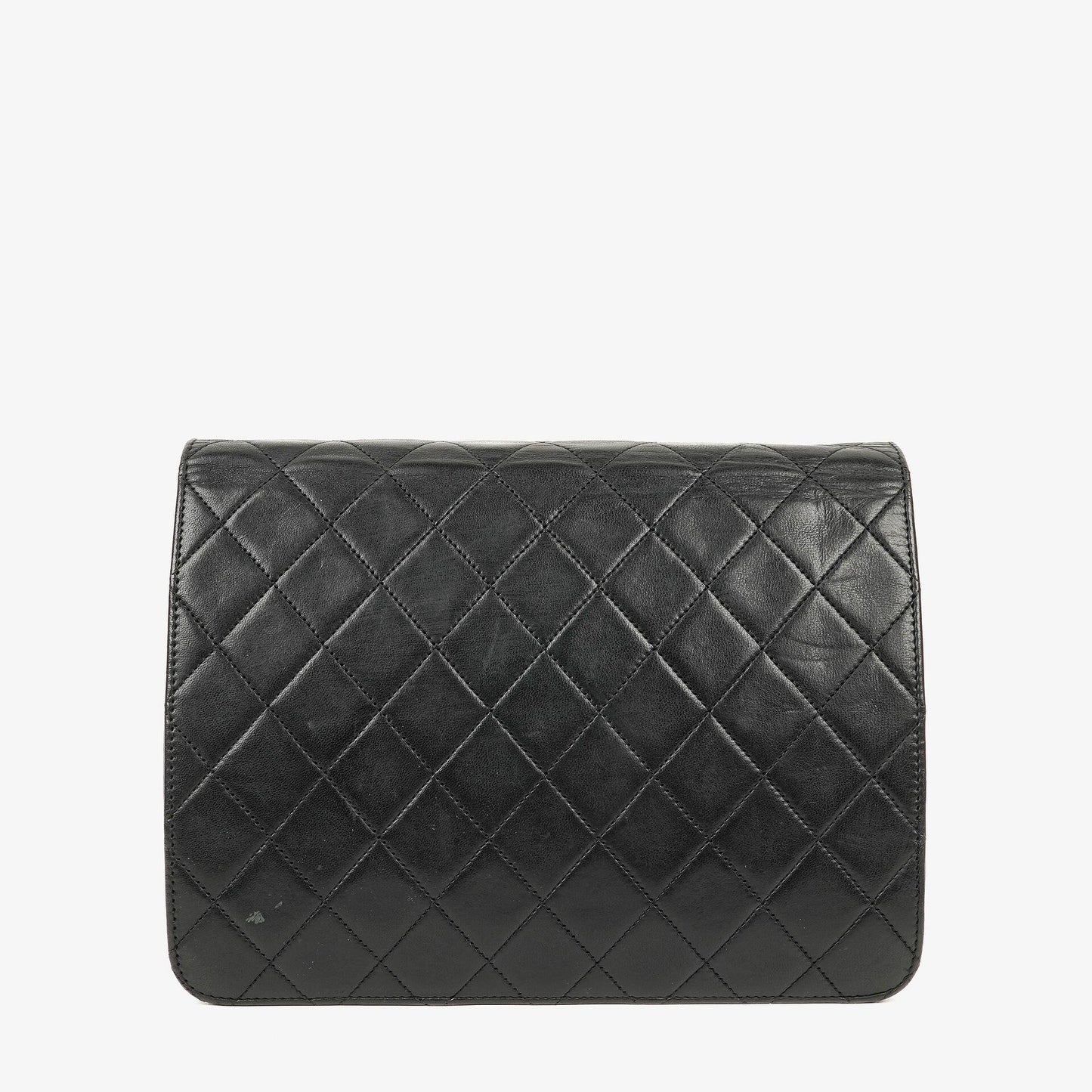 Chanel Kleine Classic Single Flap Tasche Schwarzes Gestepptes Lammleder mit 24K Gold-beschichteten Beschlägen