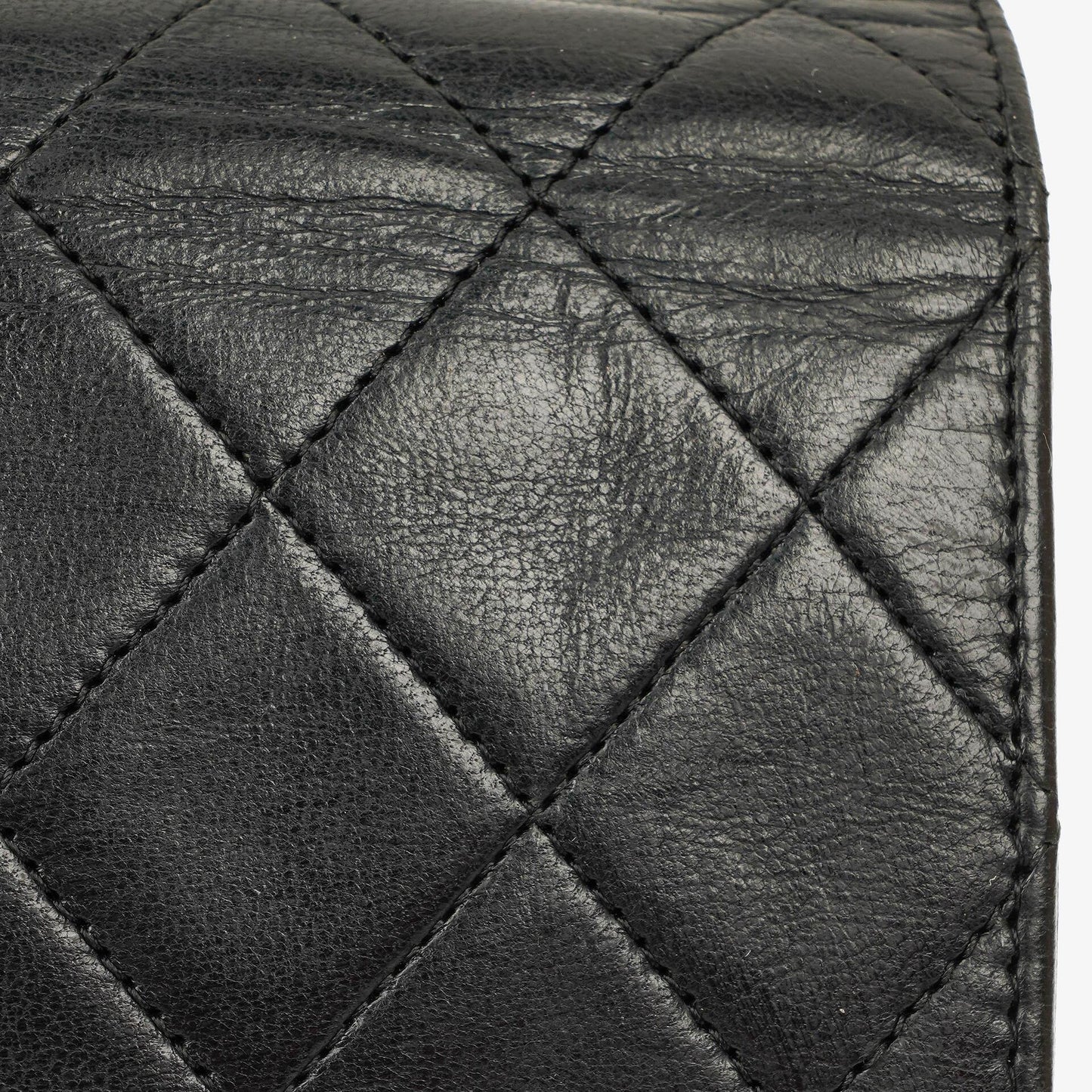 Chanel Kleine Classic Single Flap Tasche Schwarzes Gestepptes Lammleder mit 24K Gold-beschichteten Beschlägen