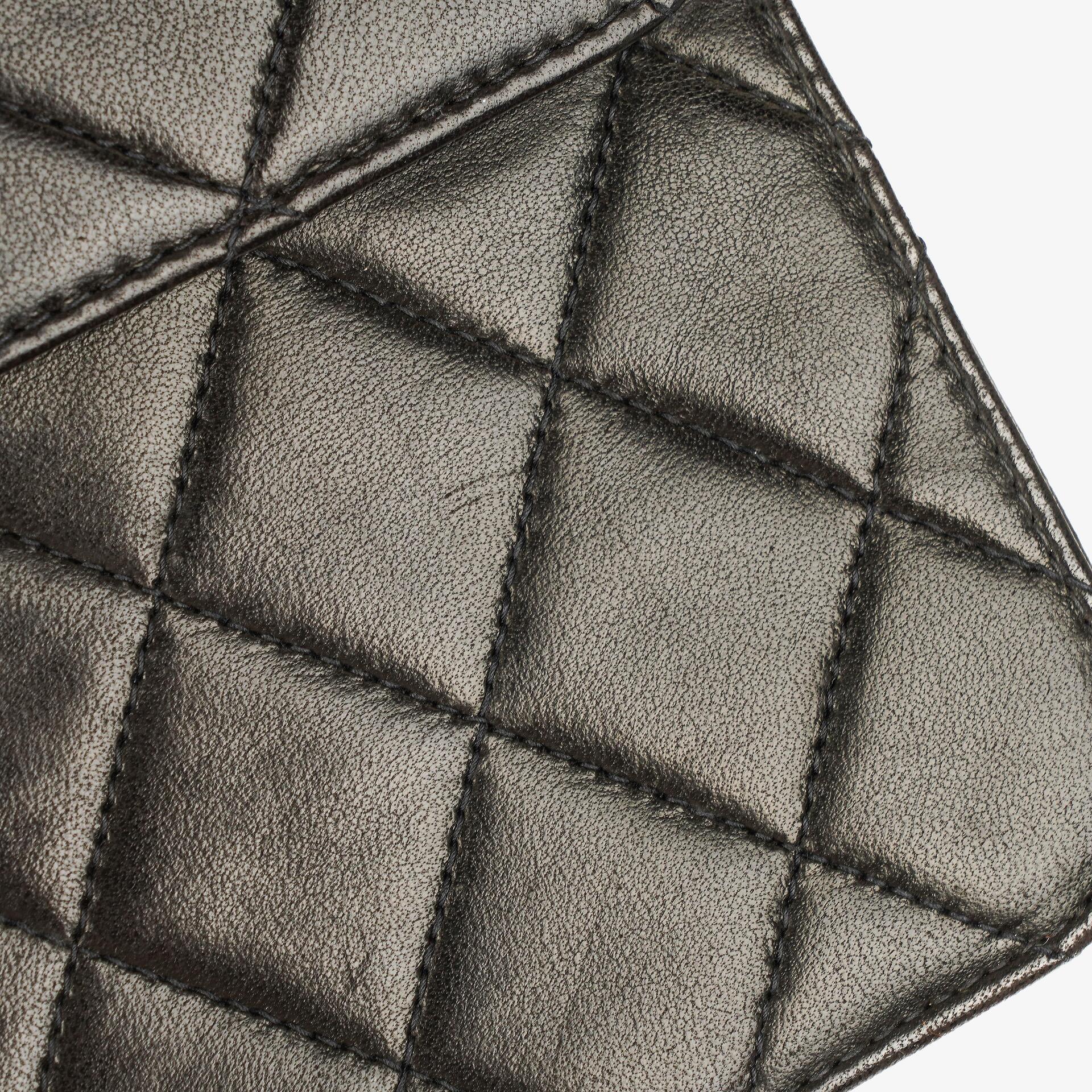 Chanel Kleine Classic Single Flap Tasche Schwarzes Gestepptes Lammleder mit 24K Gold-beschichteten Beschlägen