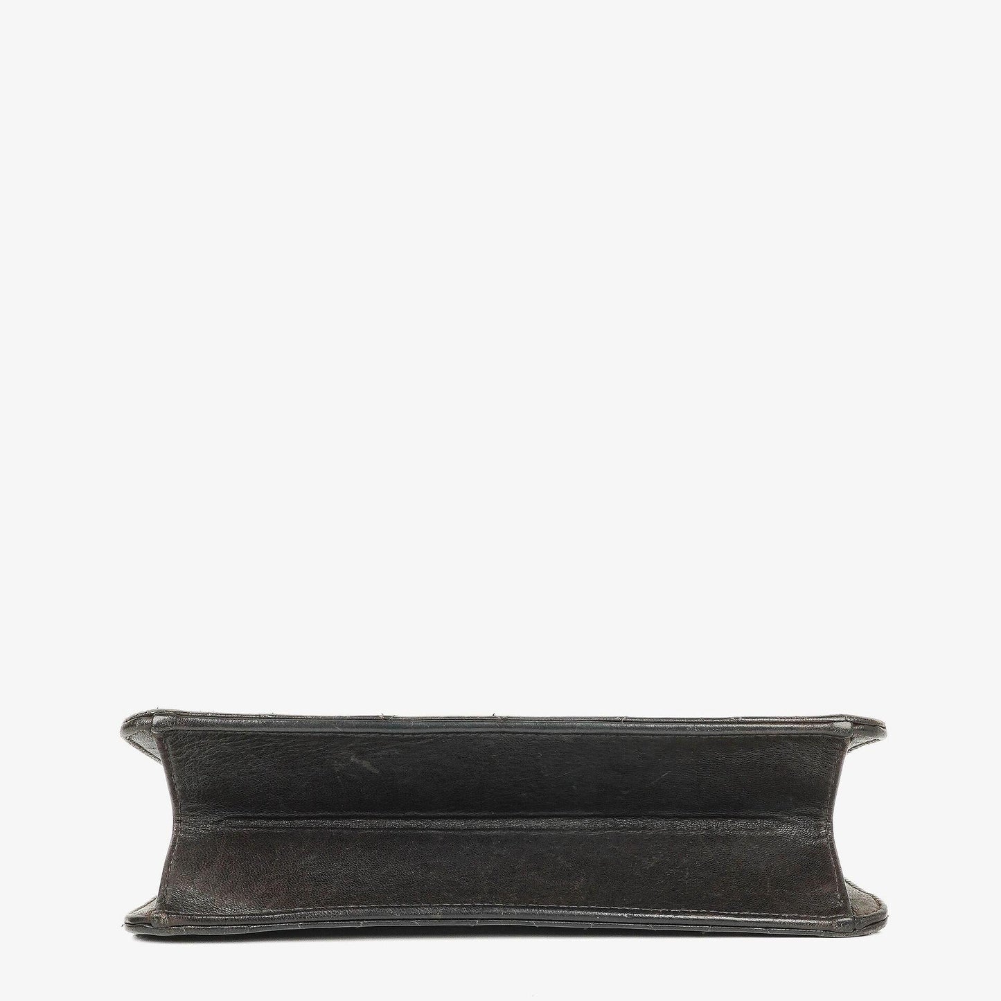 Chanel Kleine Classic Single Flap Tasche aus schwarzem gestepptem Lammleder mit 24K vergoldeter Hardware