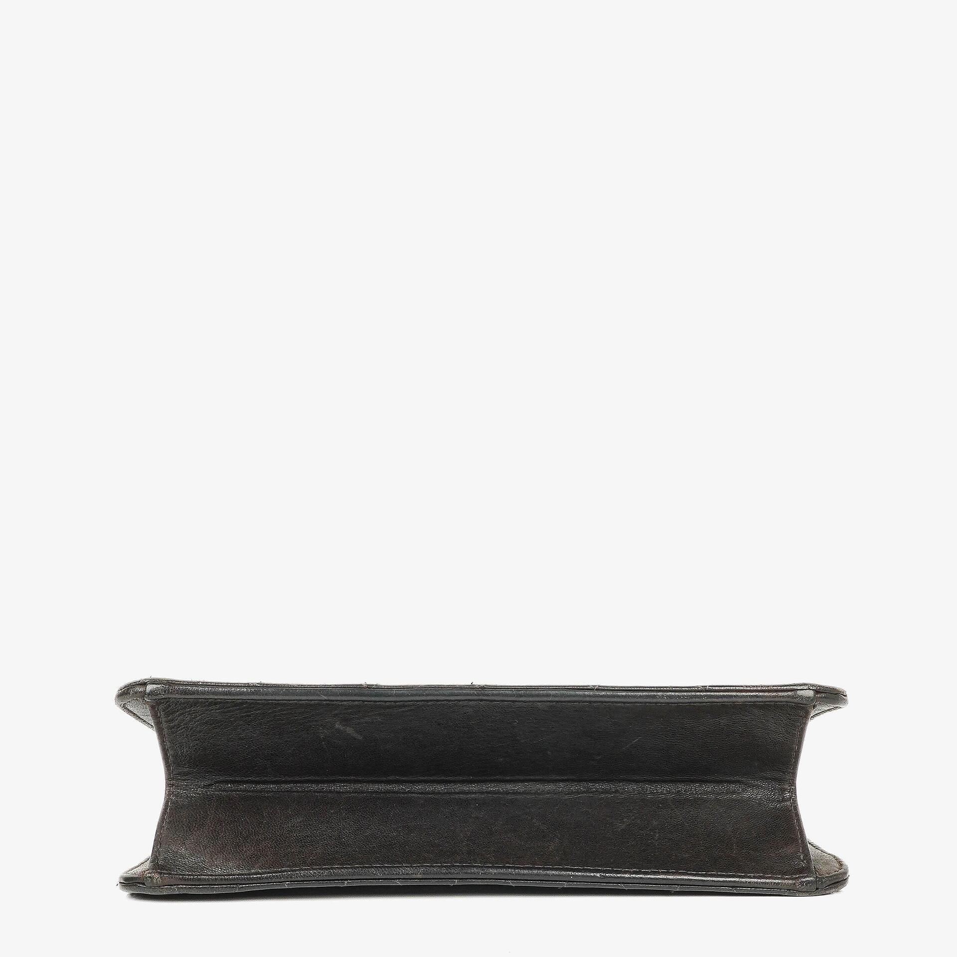Chanel Kleine Classic Single Flap Tasche aus schwarzem gestepptem Lammleder mit 24K vergoldeter Hardware
