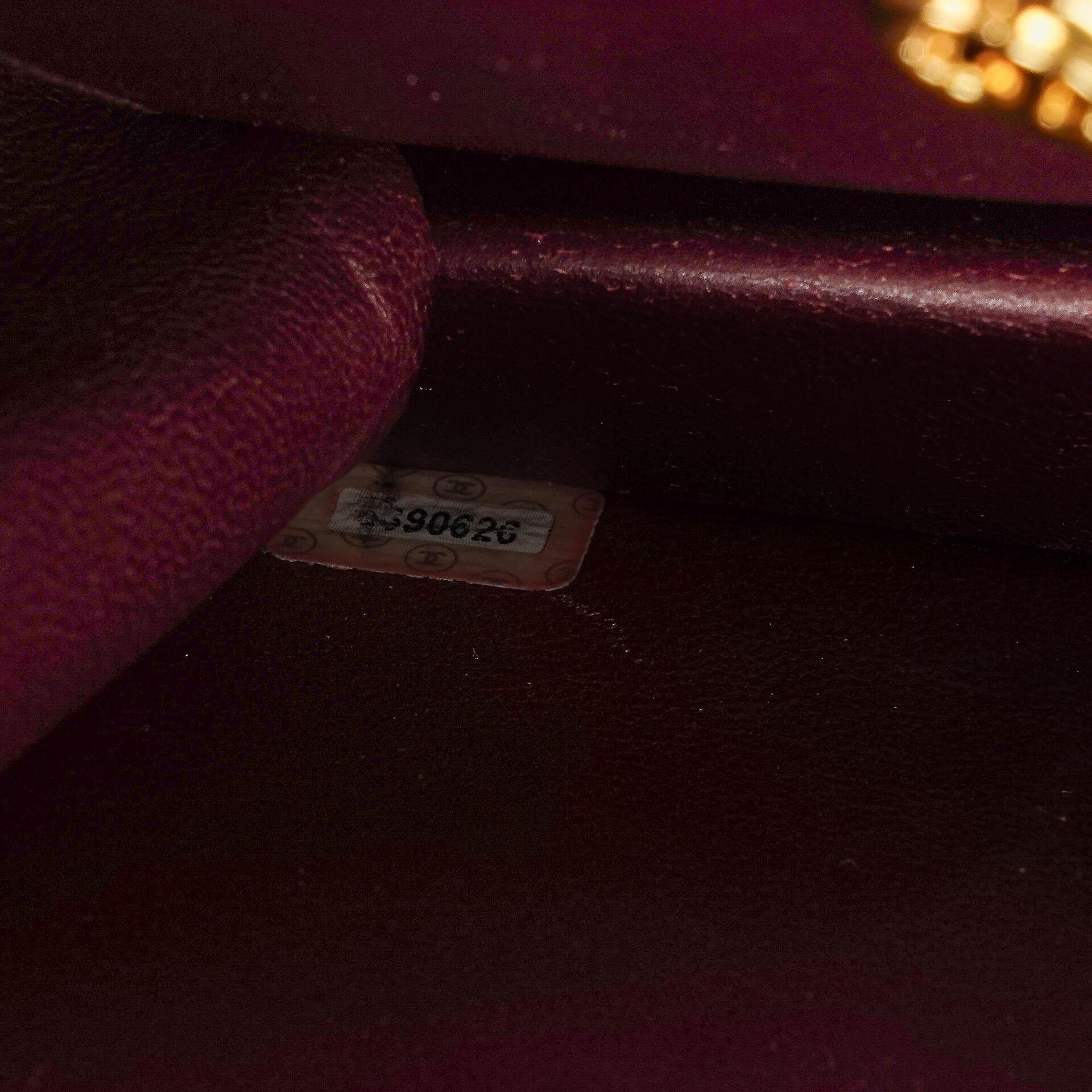 Chanel Kleine Classic Single Flap Tasche aus schwarzem gestepptem Lammleder mit 24K vergoldeter Hardware