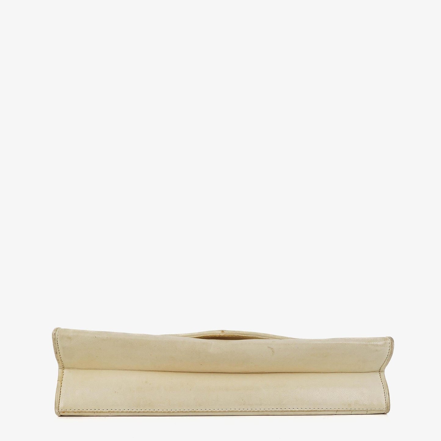 Chanel Small Envelope Flap Bag aus weißem Leder