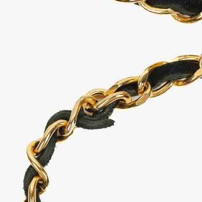 Chanel Small Half Moon Klappentasche aus schwarzem Samt