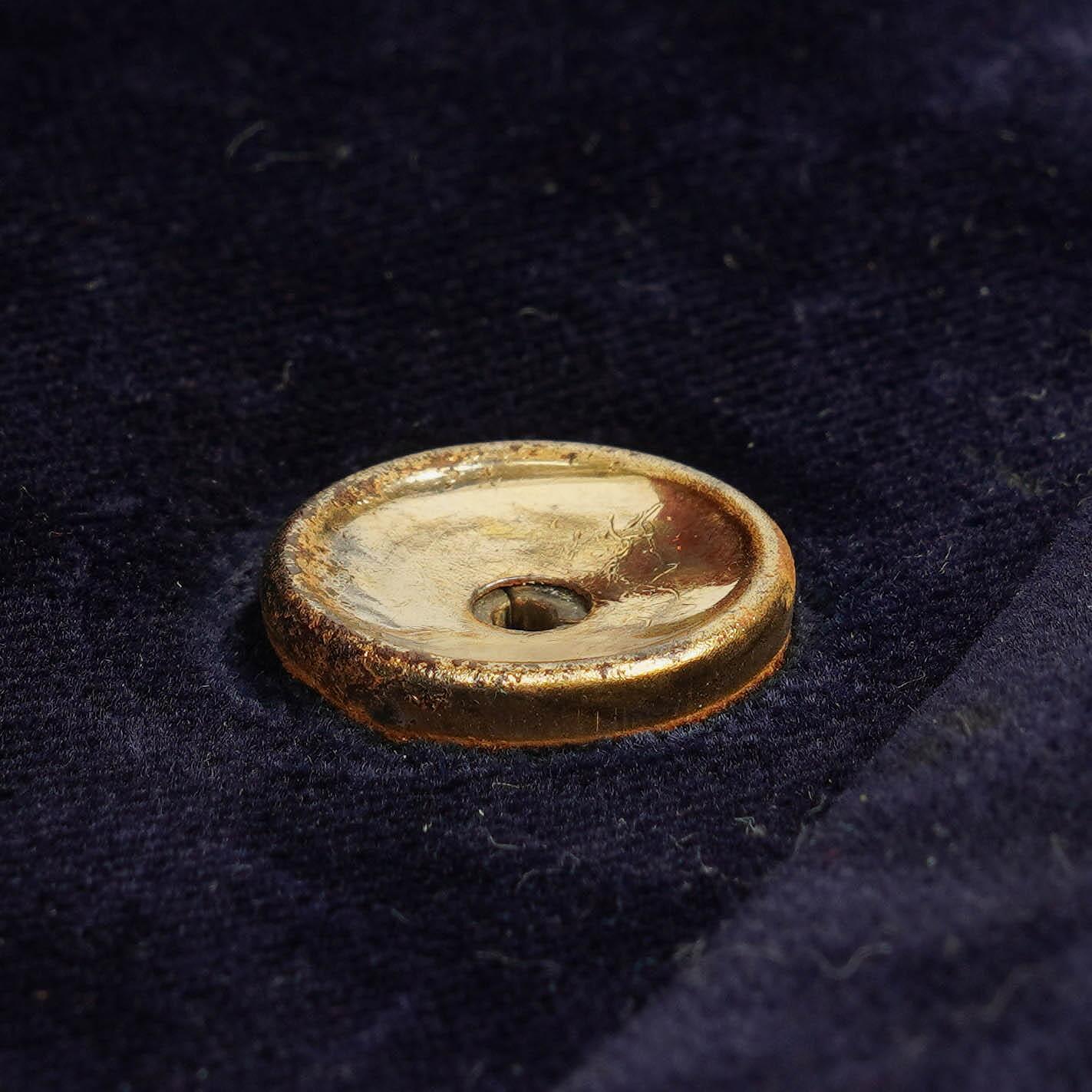 Chanel Kleine Halbmond Navy Samt Klappentasche