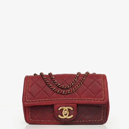Chanel Whipstitch Flap Tasche Small