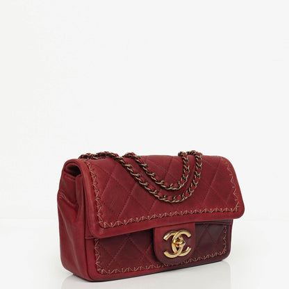 Chanel Whipstitch Flap Tasche Small