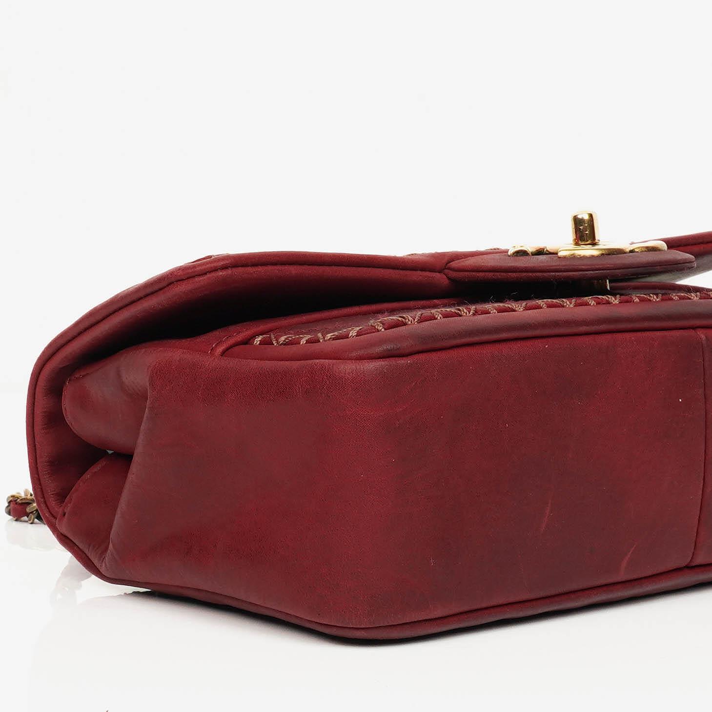 Chanel Whipstitch Flap Tasche Small