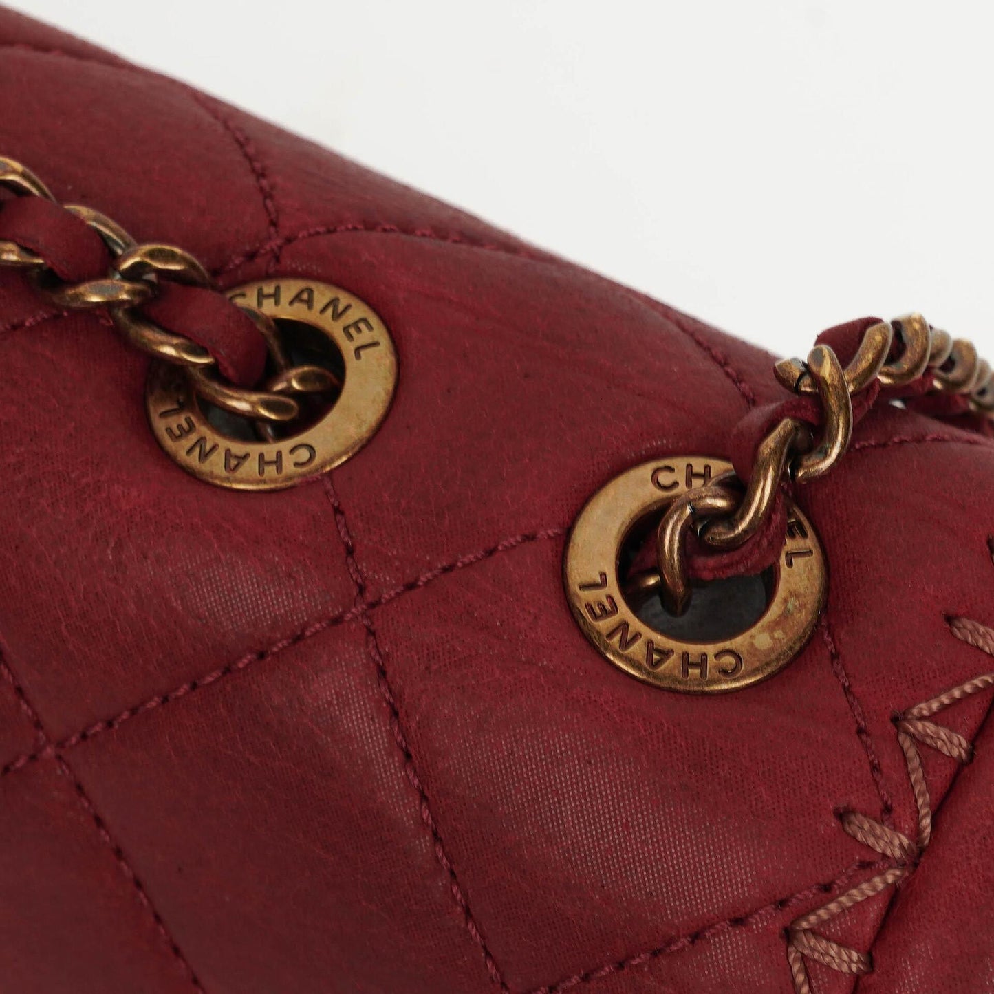 Chanel Whipstitch Flap Tasche Small