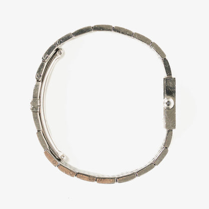 Chanel Matelassé Acier 19 mm Quarzuhr aus Edelstahl in Schwarz