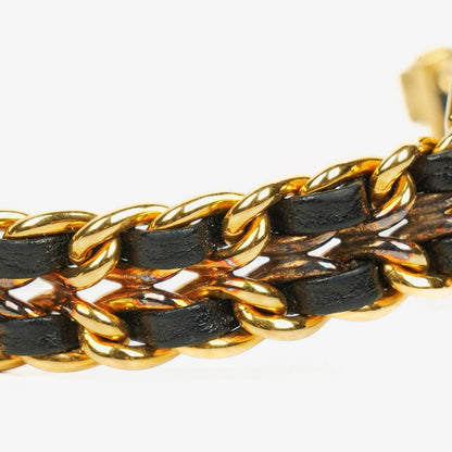 Chanel Première Quarzuhr 20 mm Edelstahl Lammleder Kette Gold Größe L
