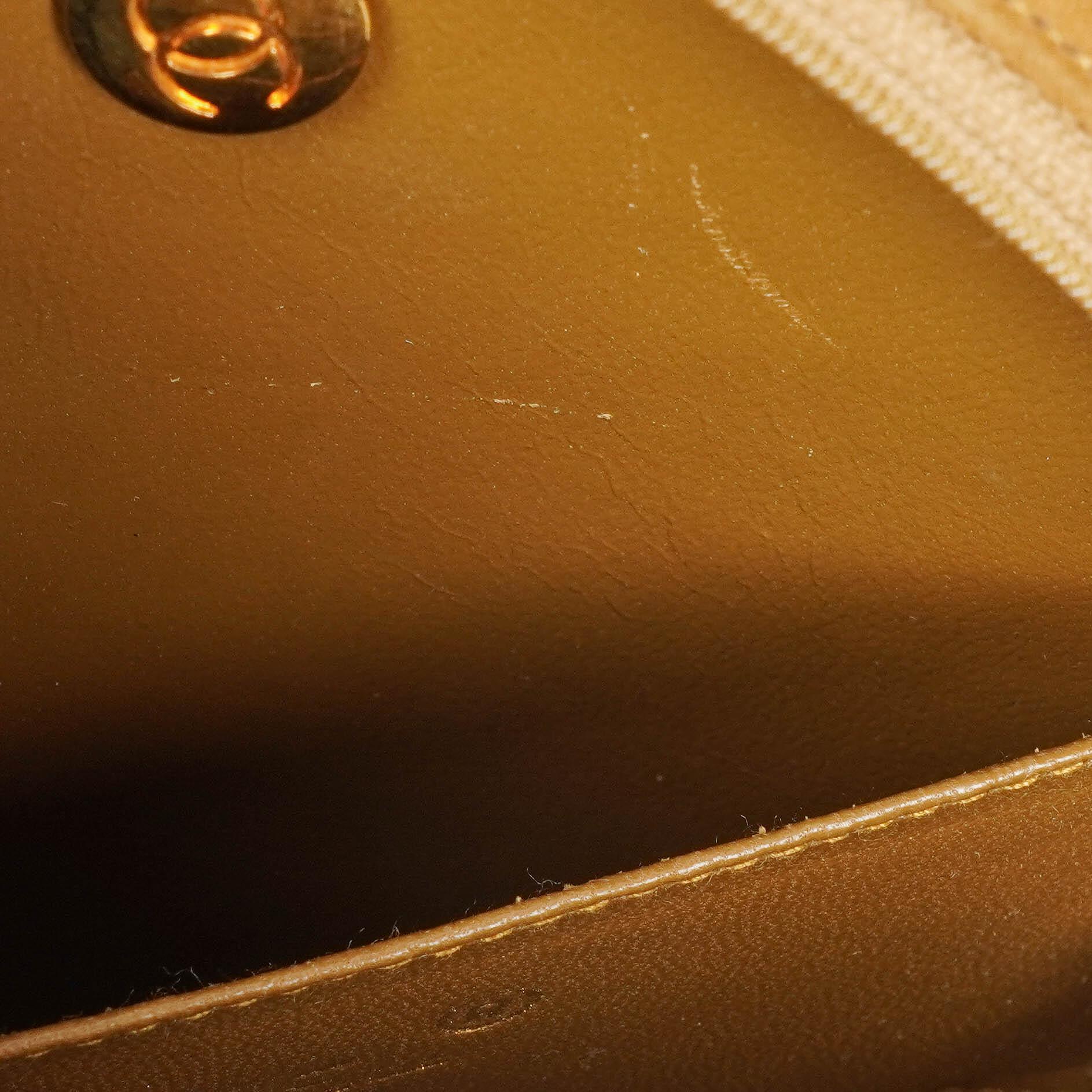 Chanel Wildleder Halbmond Braune Schultertasche