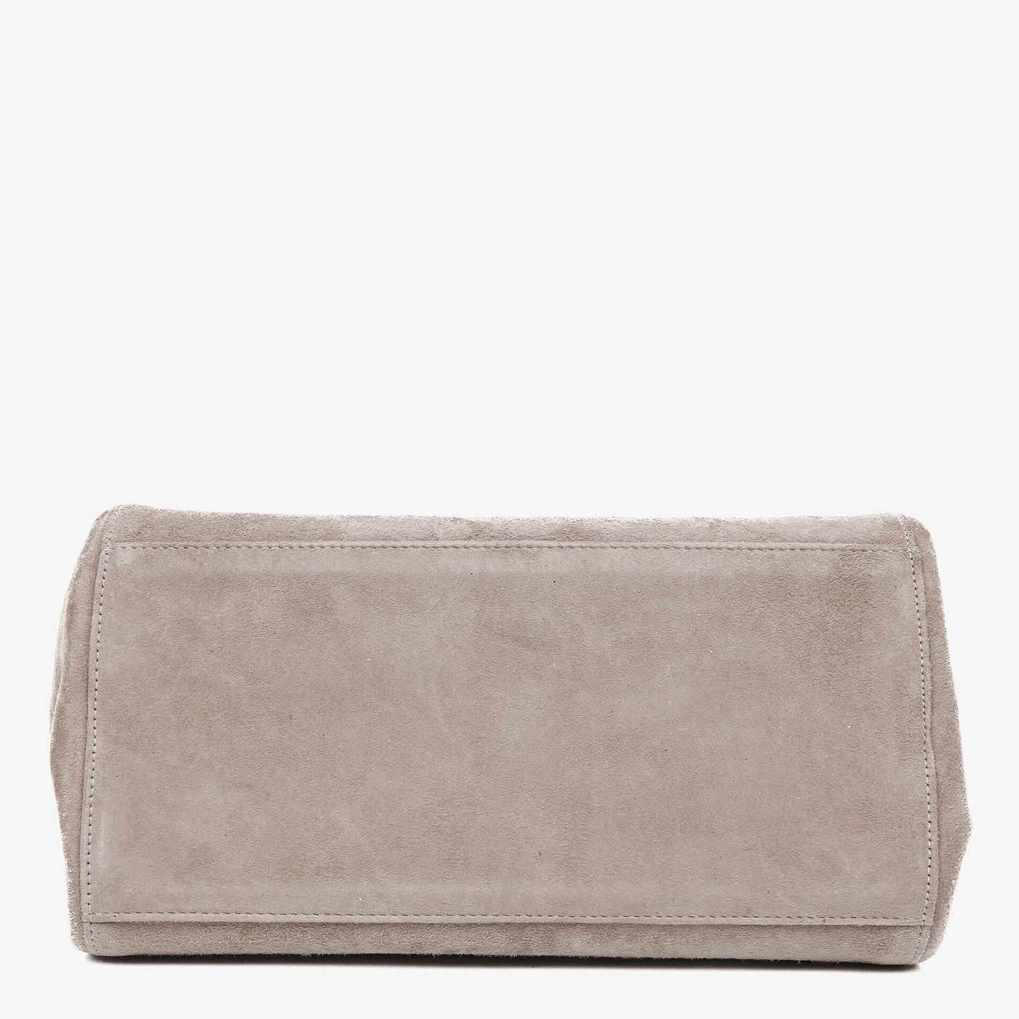 Chanel Mademoiselle Accordion Flap aus beigem Wildleder-Patchwork