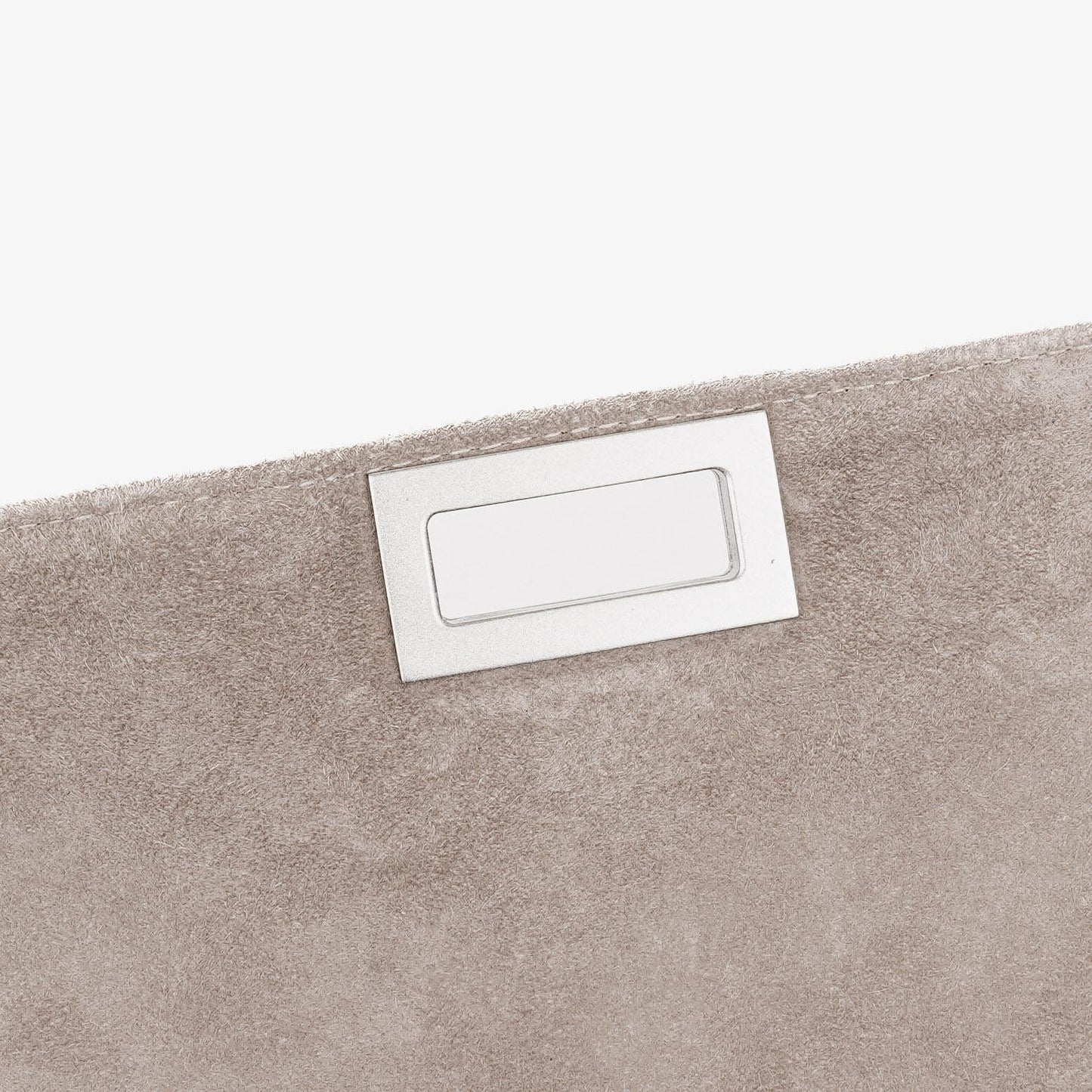 Chanel Mademoiselle Accordion Flap aus beigem Wildleder-Patchwork