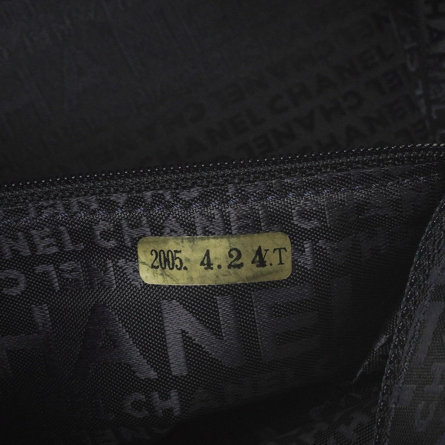 Chanel Timeless CC Mittelgroße Bowling Tasche Marineblau Gestepptes Kaviarleder Goldfarbene Beschläge 2004-2005