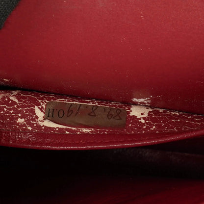 Chanel Timeless Classic Double Flap Bag aus rotem gestepptem Lammleder mit 24K vergoldeter Hardware