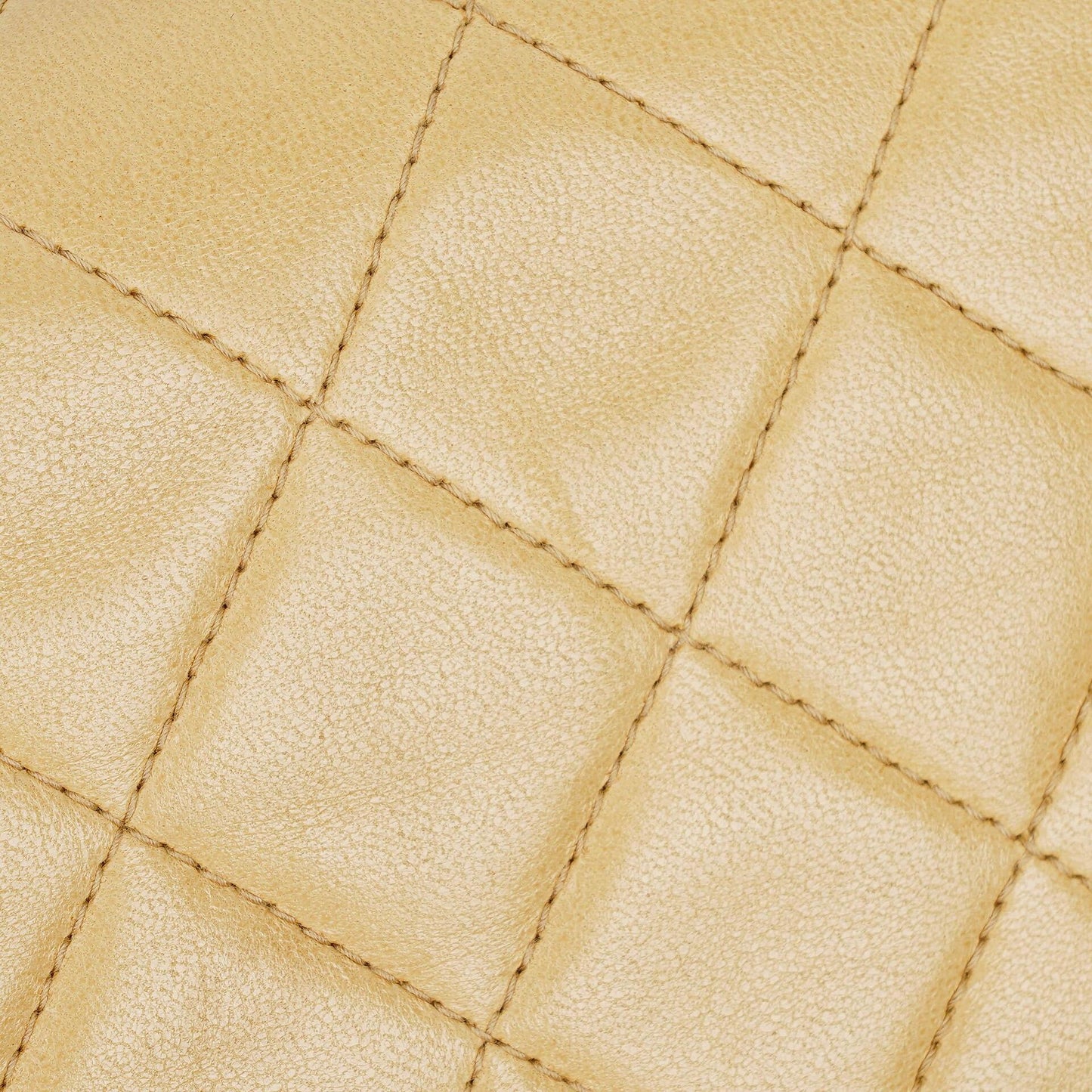 Chanel Timeless Classic Medium Double Flap Tasche aus beigem gestepptem Lammleder mit 24K-vergoldeter Hardware