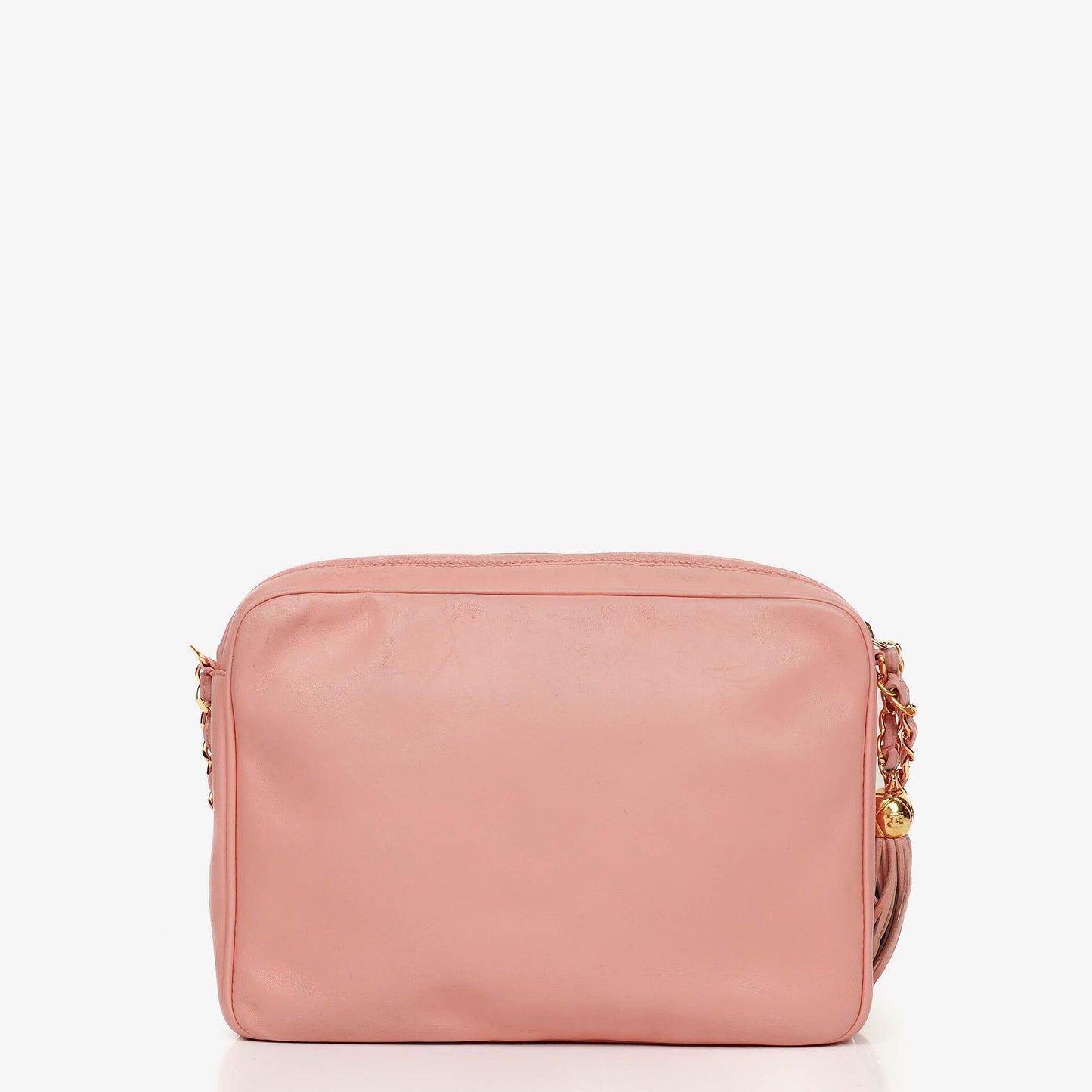 Chanel Triple CC Camera Schultertasche aus Lammleder mit Quaste